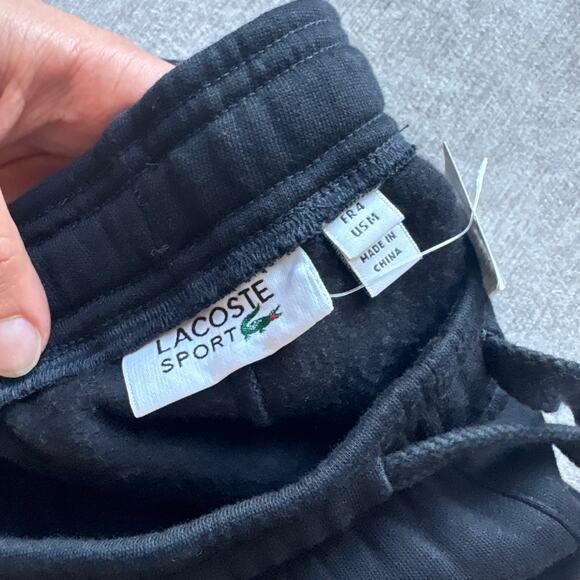 NWT Black Men’s Lacoste Sweatpants - Picture 4 of 4